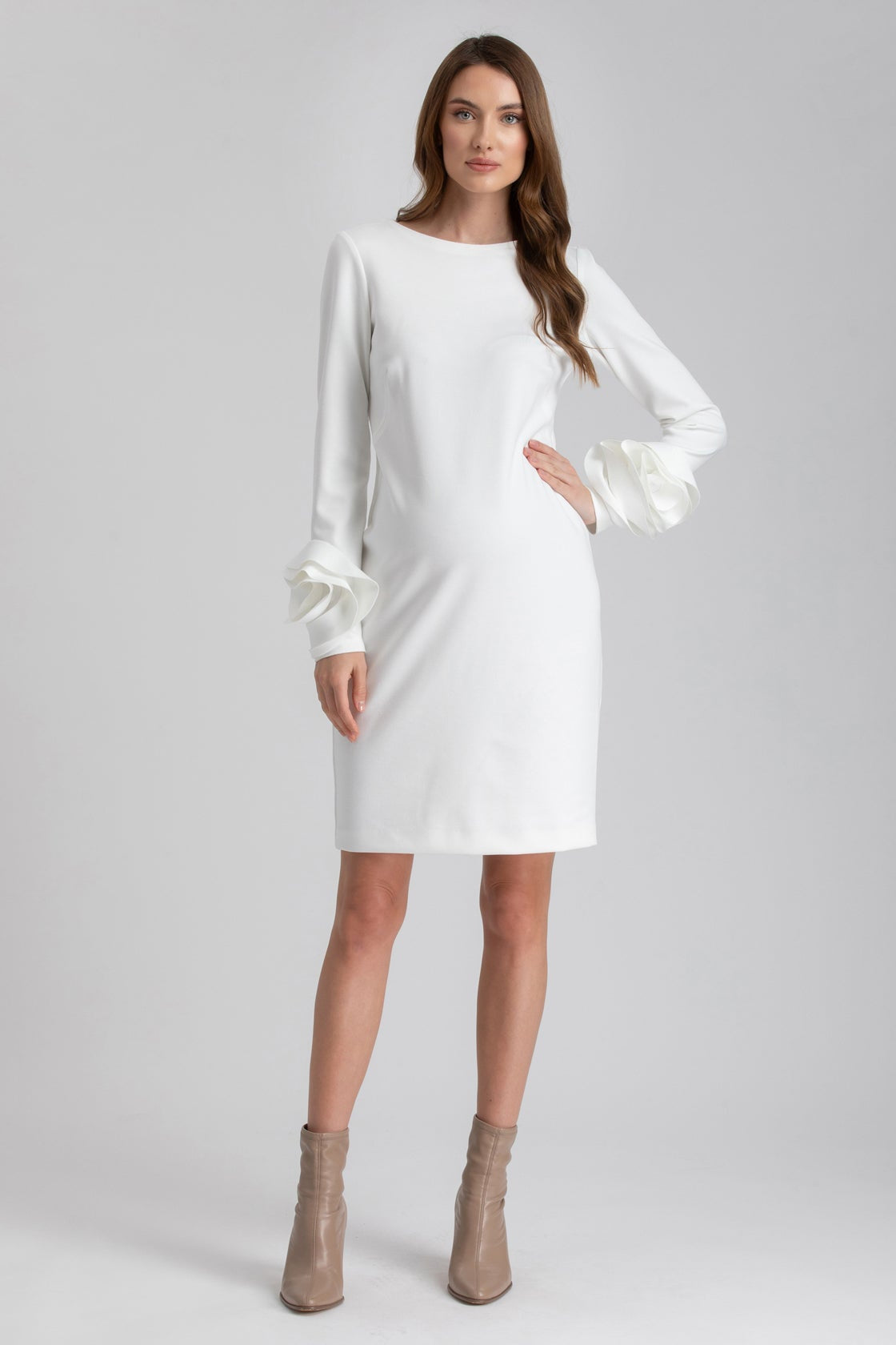 Schwangerschaftskleid Amalfi – Ivory – Las Perlitas Zürich
