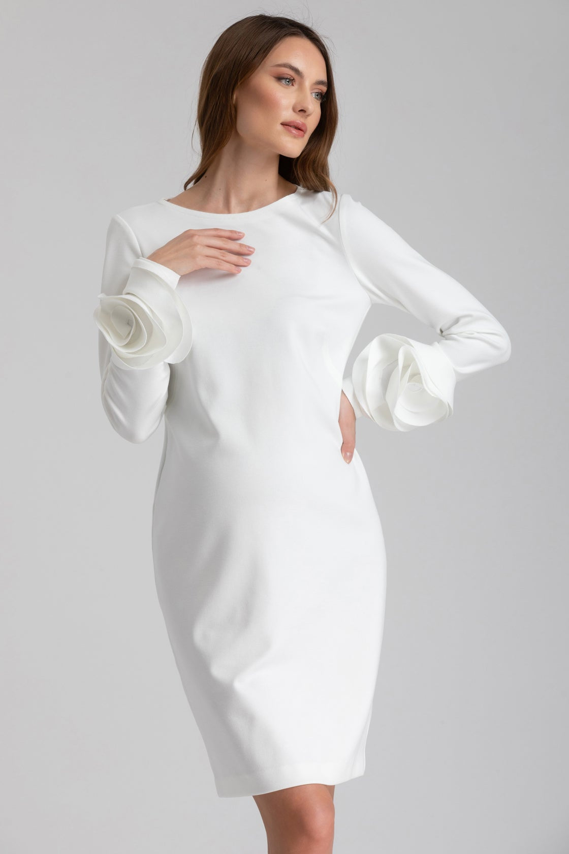 Schwangerschaftskleid Amalfi – Ivory – Las Perlitas Zürich – Ansicht 3