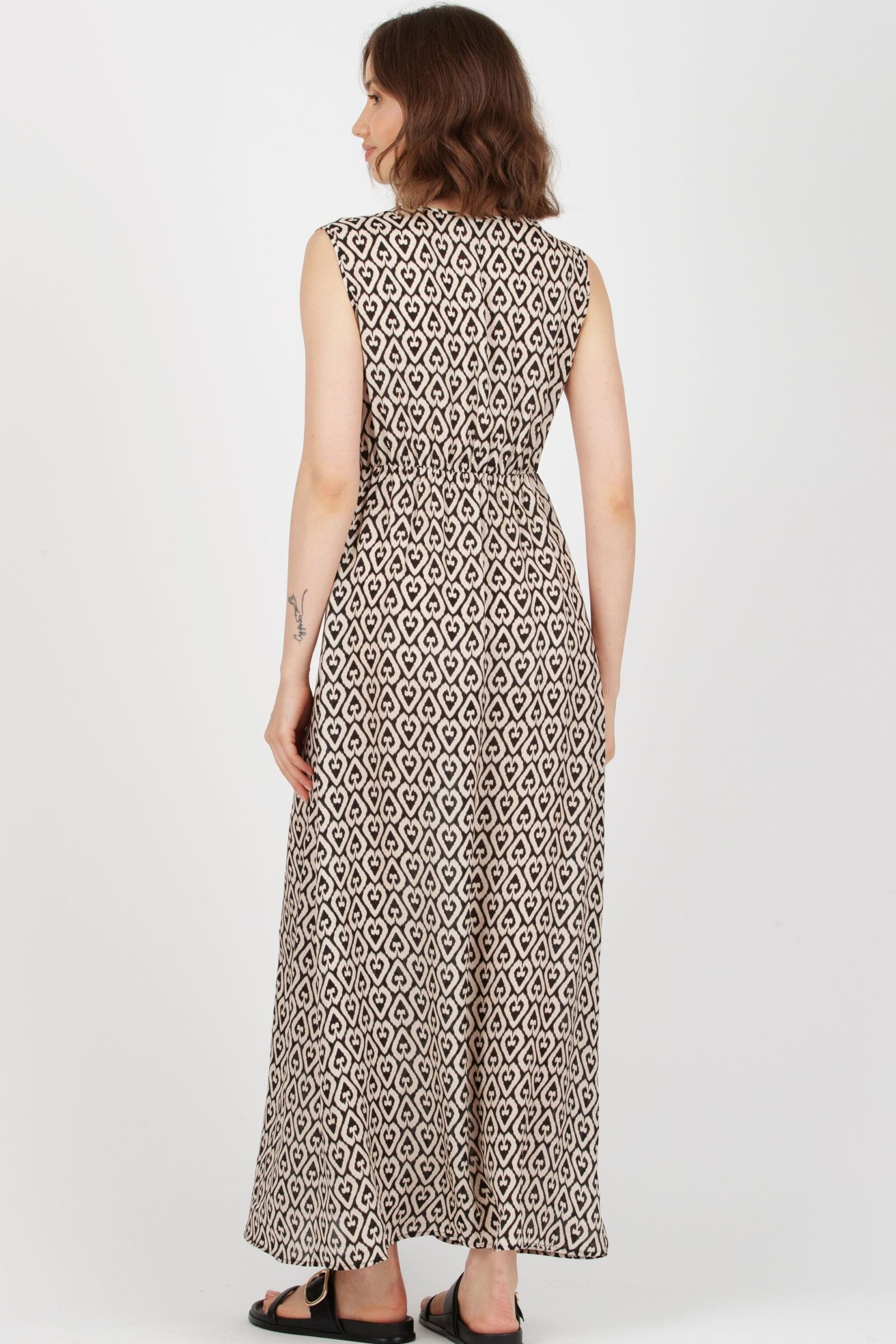 Still-/Umstandskleid Belen Maxi – Geometrisch – Las Perlitas Zürich – Ansicht 3