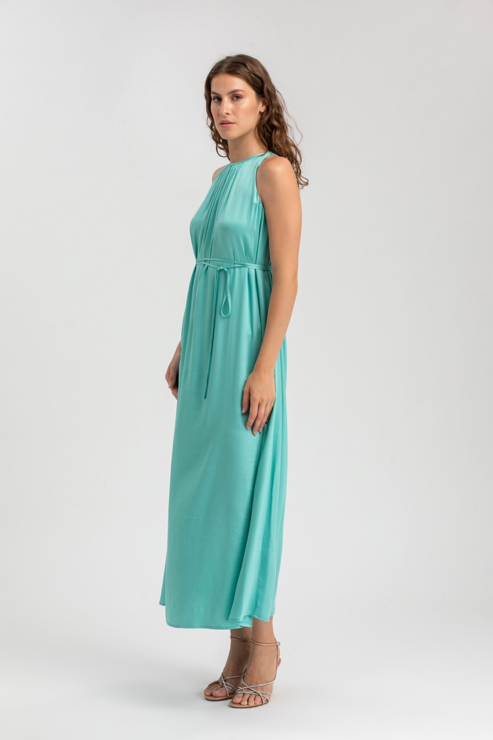 Schwangerschaftskleid Clarissa – Aqua – Las Perlitas Zürich