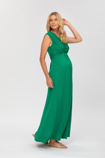 Schwangerschaftskleid Papaver – Grün – Las Perlitas Zürich – Ansicht 5