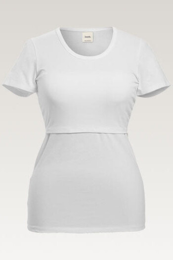Still-Shirt Essential kurzarm – Weiss – Las Perlitas Zürich – Ansicht 4