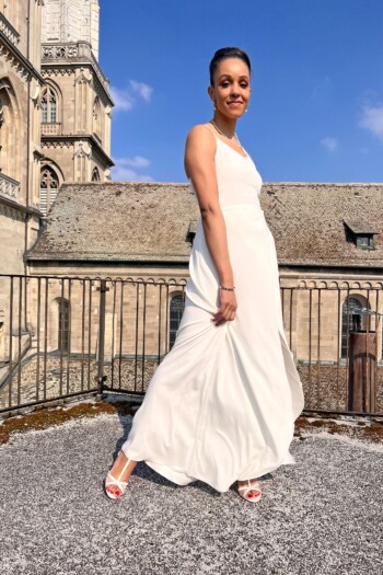 Hochzeitskleid Ines – Ivory – Las Perlitas Atelier – Las Perlitas Zürich