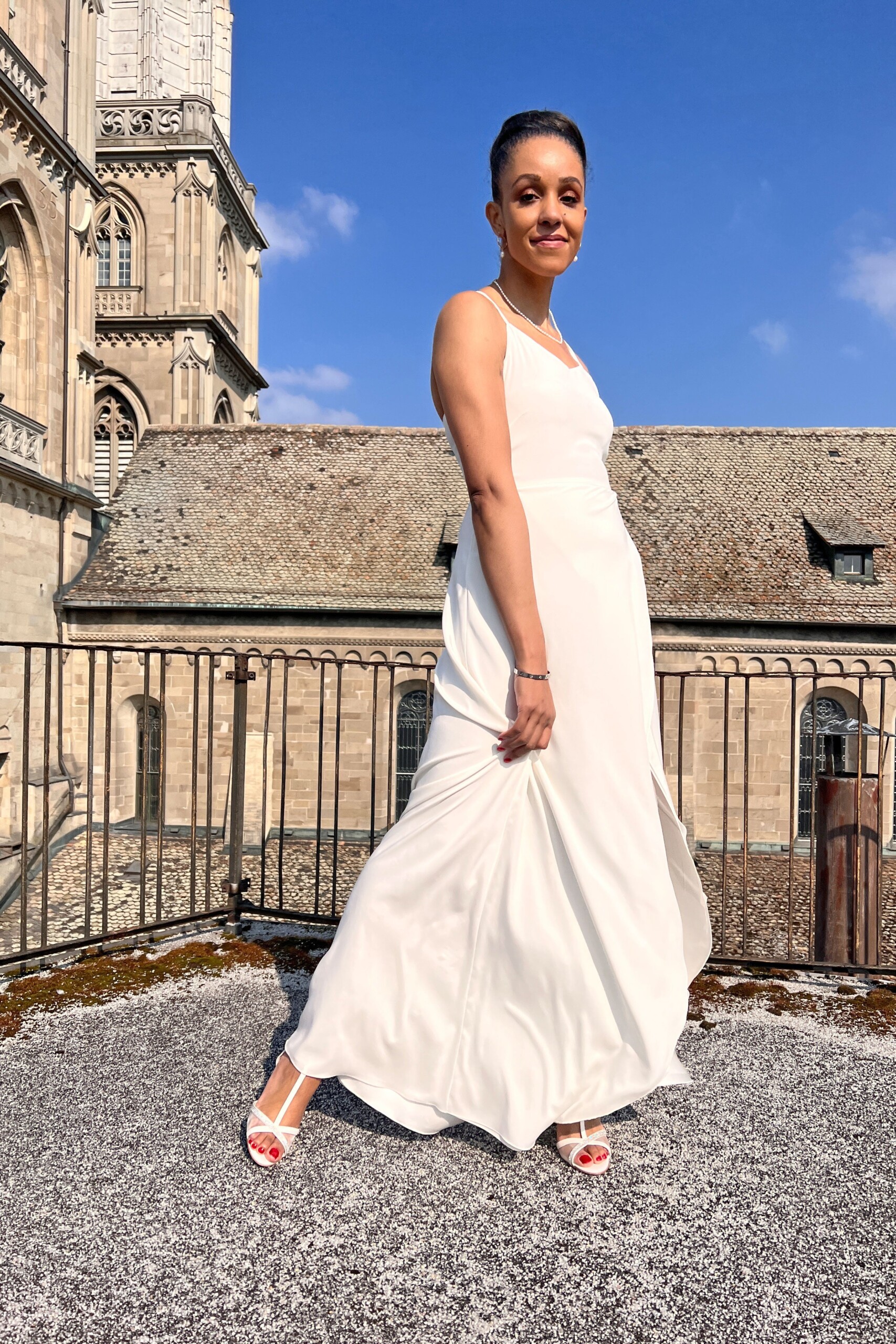 Hochzeitskleid Ines – Ivory – Las Perlitas Atelier – Las Perlitas Zürich