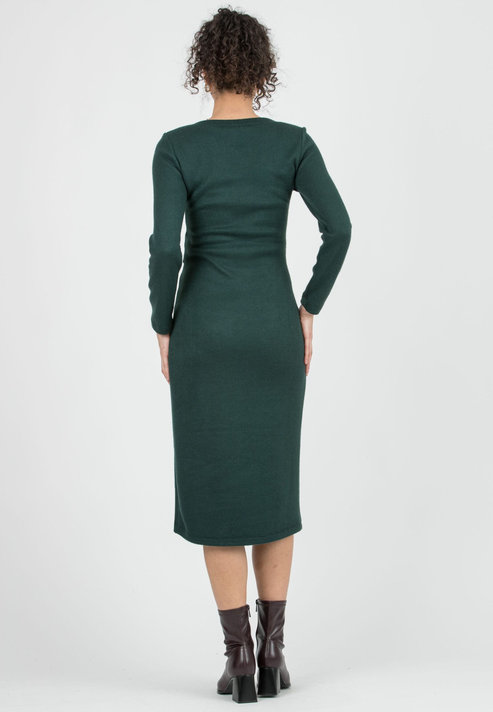 Amelia Umstands-Strickkleid grün – Attesa bei Las Perlitas Zürich – Ansicht 2