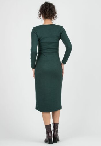 Amelia Umstands-Strickkleid grün – Attesa bei Las Perlitas Zürich – Ansicht 2