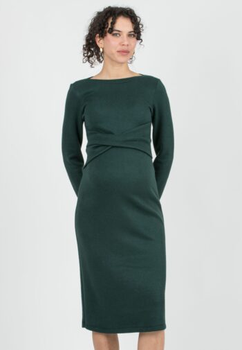 Amelia Umstands-Strickkleid grün – Attesa bei Las Perlitas Zürich – Ansicht 4